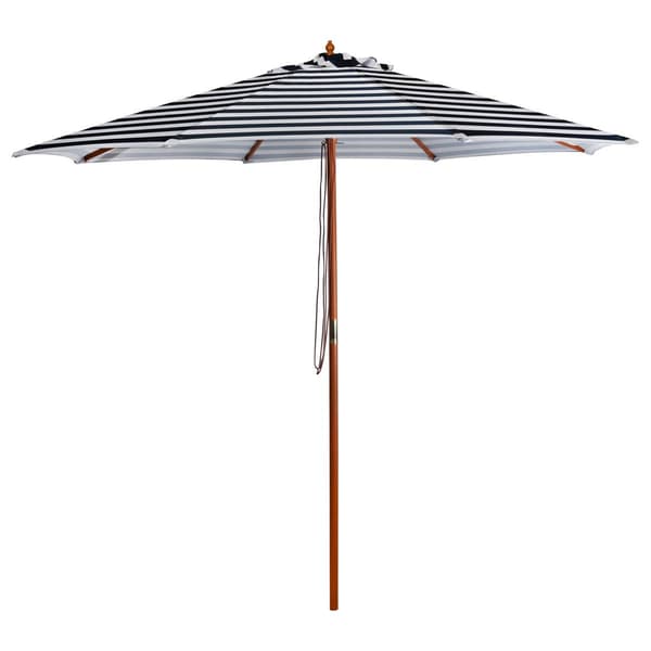 Northlight Seasonal 8.5ft. Striped Outdoor Patio Market Umbrella