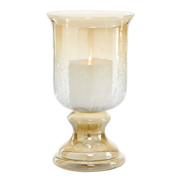 9th & Pike&#40;R&#41; Brown Glass Traditional Candle Holder - 14x8 - image 