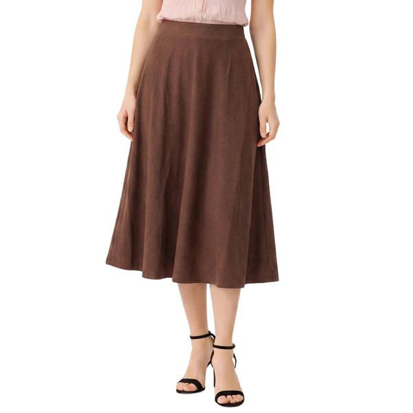 Womens NY Collection Pullon Solid Hacchi Skirt - image 