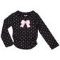 Girls (4-6x) Freestyle Revolution Dots & Bow Side Cinch Top - image 1