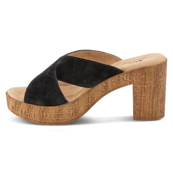 Womens Spring Step Blanchard Slide Wedge Platform Strappy Sandals