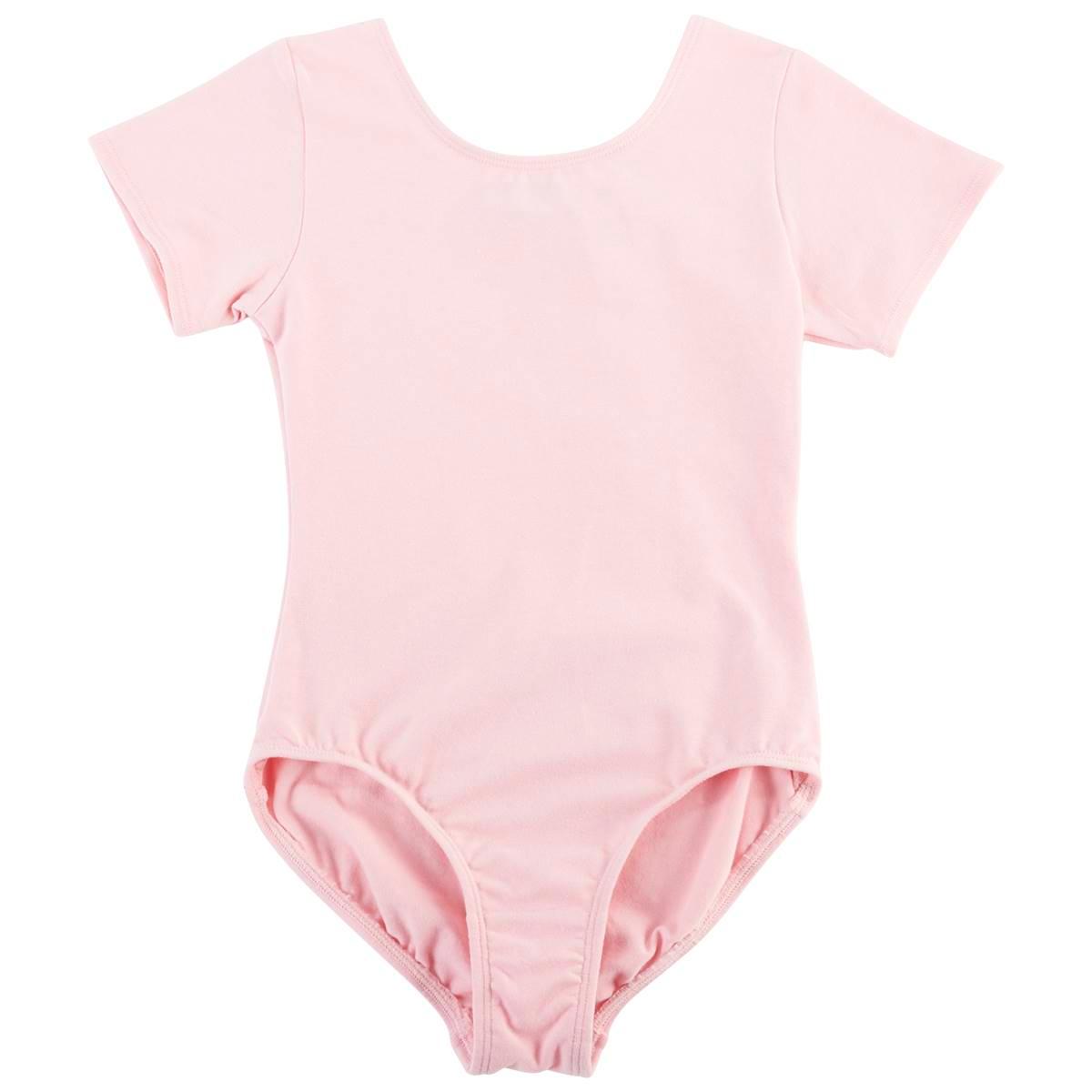 Girls (4-14) Jacques Moret® Kids Short Sleeve Leotard