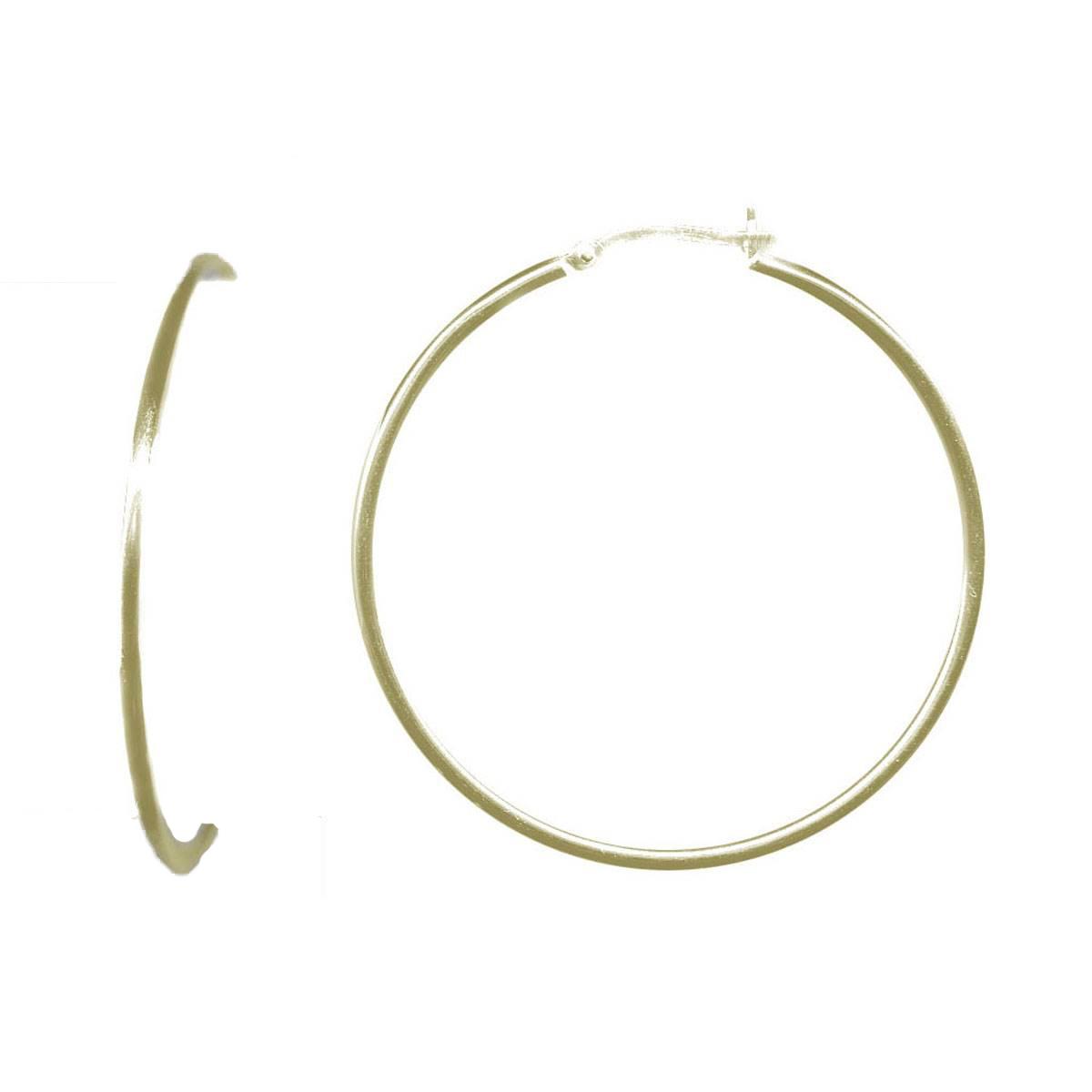 Designs by FMC 14kt. Gold over Sterling Silver Hoop Earrings