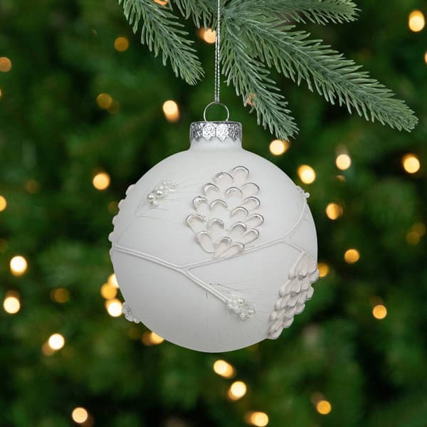 Northlight Seasonal 3.5in. Glass Onion Drop Christmas Ornament