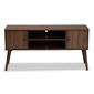 Baxton Studio Alard 2 Door Walnut TV Stand - image 3