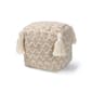 Baxton Studio Noland Handwoven Cotton and Hemp Pouf Ottoman - image 2