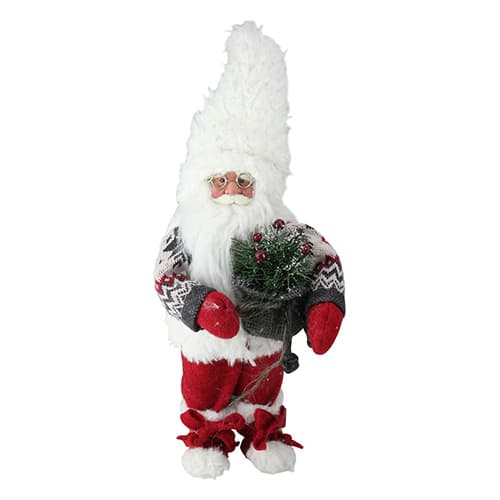 Northlight Seasonal 12in Nordic Santa Claus Christmas Décor