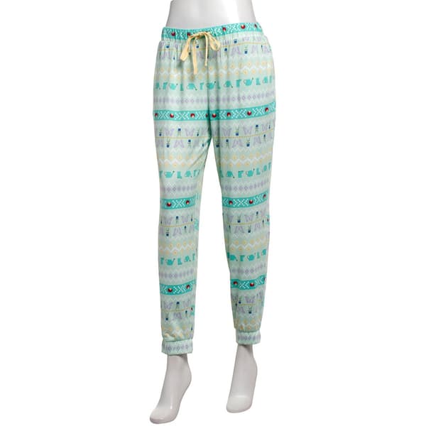 Petite MUK LUKS® Garden Fair Isle Joggers