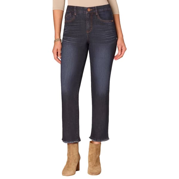 Petite Democracy Absolution&#40;R&#41; High Rise Fray Slim Leg Jeans