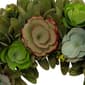 Northlight Seasonal Wooden Mini Flowers Artificial Spring Wreath - image 5