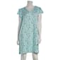 Plus Size Rene Rofe(R) Short Sleeve Floral Nightshirt - image 1