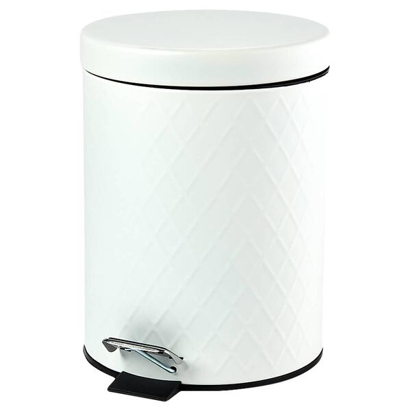 Bombay 5-Liter Embossed Diamond Trash Can - image 