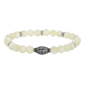 Symbols of Faith Silver-Tone MOP Bead Prayer Bracelet - image 1