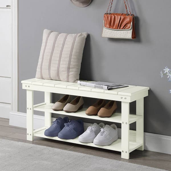 Convenience Concepts Oxford Utility Mudroom Bench