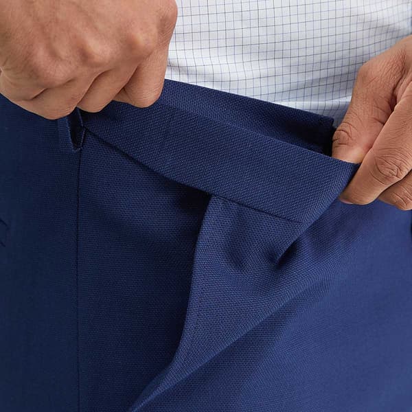 Mens J.M. Haggar® Basketweave Dress Pants - Blue