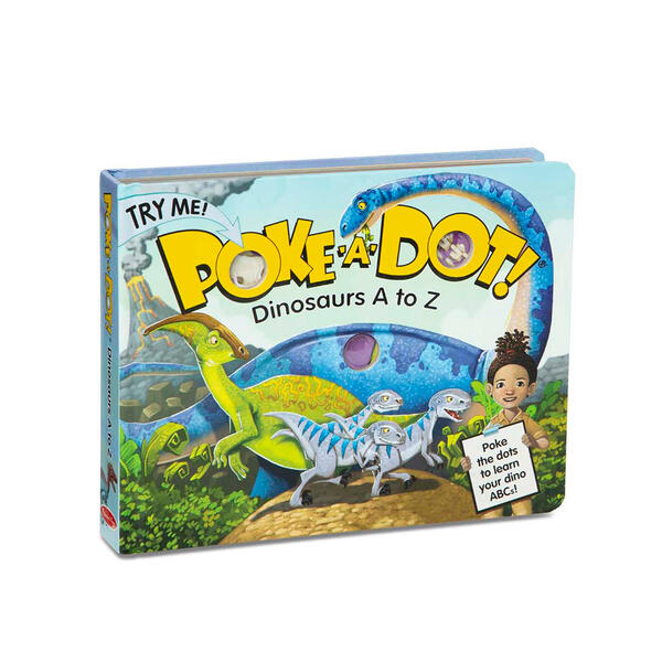 Melissa &amp; Doug(R) Poke-A-Dot Dinosaurs A To Z Book - image 
