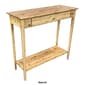 eccostyle&#8482; 2-Tier Solid Bamboo Console Table with Drawer - image 5