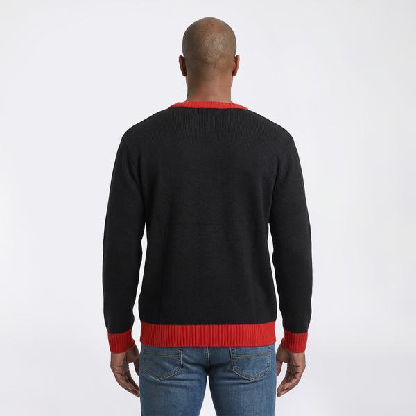 Mens Holiday Hype Full Of Holiday Cheer Drink Pocket Sweater
