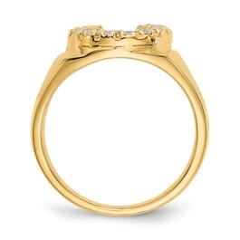 Mens Gentlemens Classics&#8482; 14kt. Gold Diamond Horseshoe Ring
