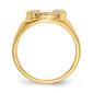 Mens Gentlemens Classics&#8482; 14kt. Gold Diamond Horseshoe Ring - image 2