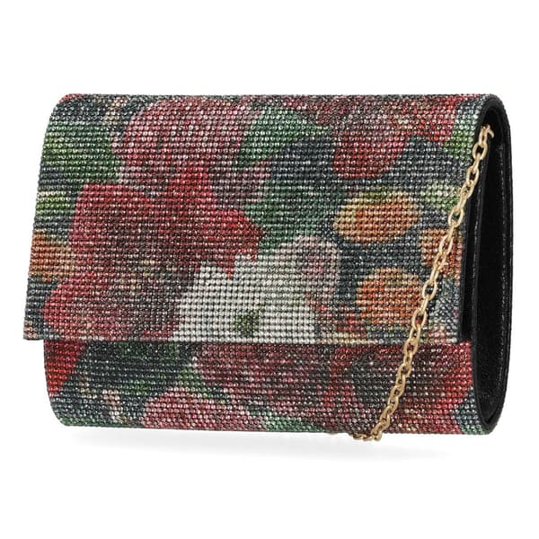 Jessica McClintock Alexis Floral Micro Stone Clutch