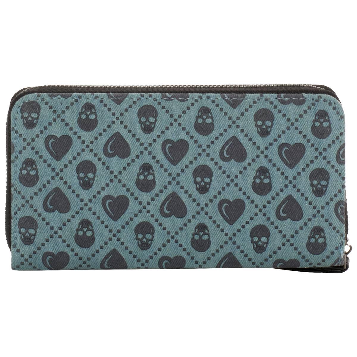 Womens Ed Hardy Elsa Zip-Around Wallet