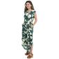Womens Absolutely Famous Sleeveless V-Neck Floral Jumpsuit - image 4