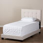 Baxton Studio Brookfield Fabric Twin Size Bed - image 2