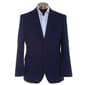 Mens Adolfo Regular Fit Blue Stretch Jacket - image 1