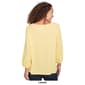 Petite Ruby Rd. Bella Vista Blouse Knit Top with Lace Trim - image 2