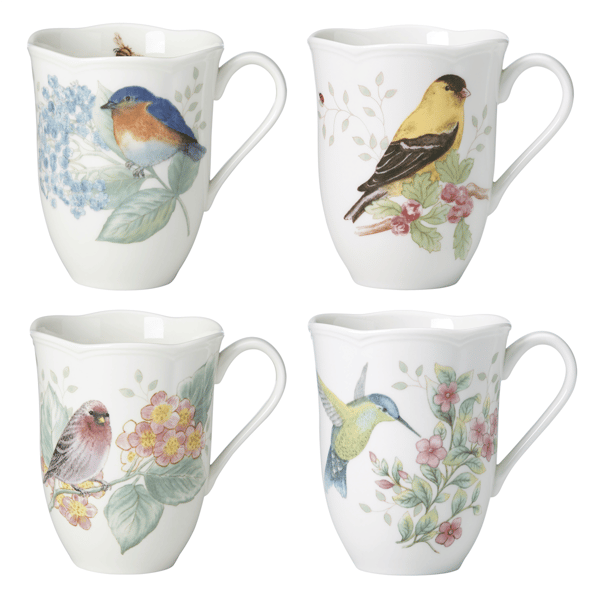 Lenox® Butterfly Meadow® Flutter Mugs - Set of 4 - image 
