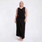 Plus Size MSK Sleeveless Drape Metal Buckle Maxi Dress - image 1