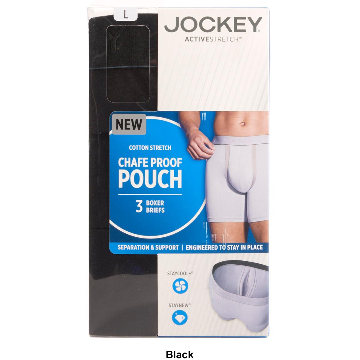 Mens Jockey® 3pk. Pouch Chafe Proof Boxer Briefs