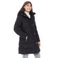 Womens Nine West Long Heavyweight Puffer Coat with Faux Fur Hood - image 4