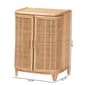 bali & pari Yanka Bohemian Natural Rattan Storage Cabinet - image 8