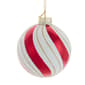 Kurt Adler 6pc. Gold, Red, & White Glass Ball Ornaments Set - image 1