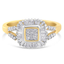 Diamond Classics&#40;tm&#41; 10kt. Yellow Gold Ballerina Ring