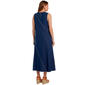 Womens Nautica Sleeveless Asymmetrical Denim Midi Dress - image 3