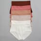 Womens Rene Rofe&#40;R&#41;. 5pk. Muffin Top Brief Panties 177515H5-ECRDC - image 1