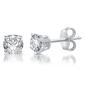 Nova Star&#40;R&#41; White Gold & 1/2ctw. Lab Grown Diamond Stud Earrings - image 1