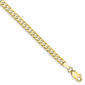 Gold Classics&#40;tm&#41;10kt. 3.2mm Flat Beveled Curb Chain Bracelet - image 1