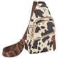 DS Fashion NY Sling Bag Crossbody with Web Strap - Cow - image 3