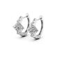Moluxi&#40;tm&#41; Sterling Silver 1.6ctw. Moissanite Hoop Earrings - image 1