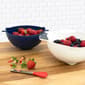 Tovolo 1.5qt. Deep Indigo Soak & Strain Colander - image 3