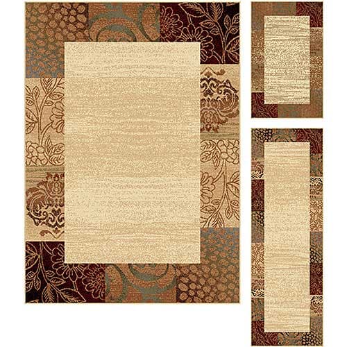 Tayse Elegance Sedona 3pc. Area Rug Set - Beige