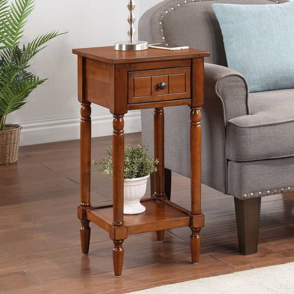 Convenience Concepts French Country Khloe 1 Drawer Accent Table