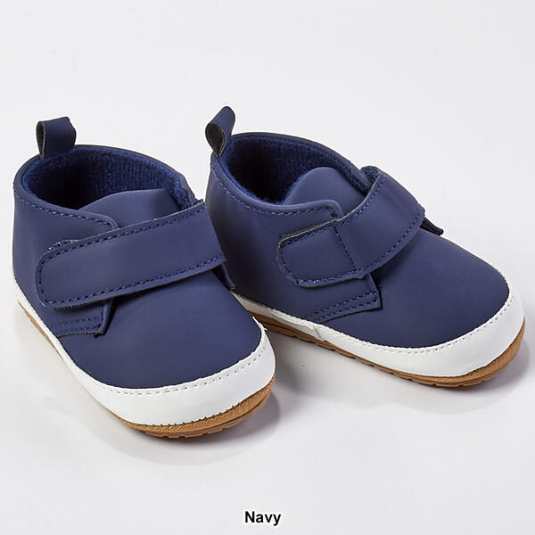 Baby Boy &#40;NB-12M&#41; Nuby Hi-Top Velcro Close Sneakers