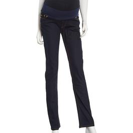 Womens Times Two Denim Under Belly Straight Leg Maternity Jeans