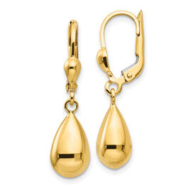 Gold Classics&#40;tm&#41; 14kt. Gold Dangle Lever Back Earrings