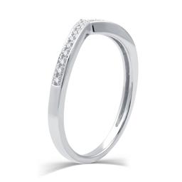 Loveblooms™ Two-Tone 1/4cttw. Diamond Halo Bypass Bridal Set
